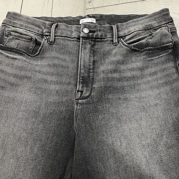 Good American Women's Size 18 Black Good Legs Skinny Ankle Stretch Denim Jeans - Picture 4 of 9